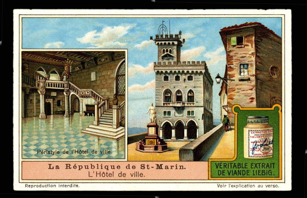 Liebig carte réclame chromo 1914-1920 1995.1.3291.4 Photo