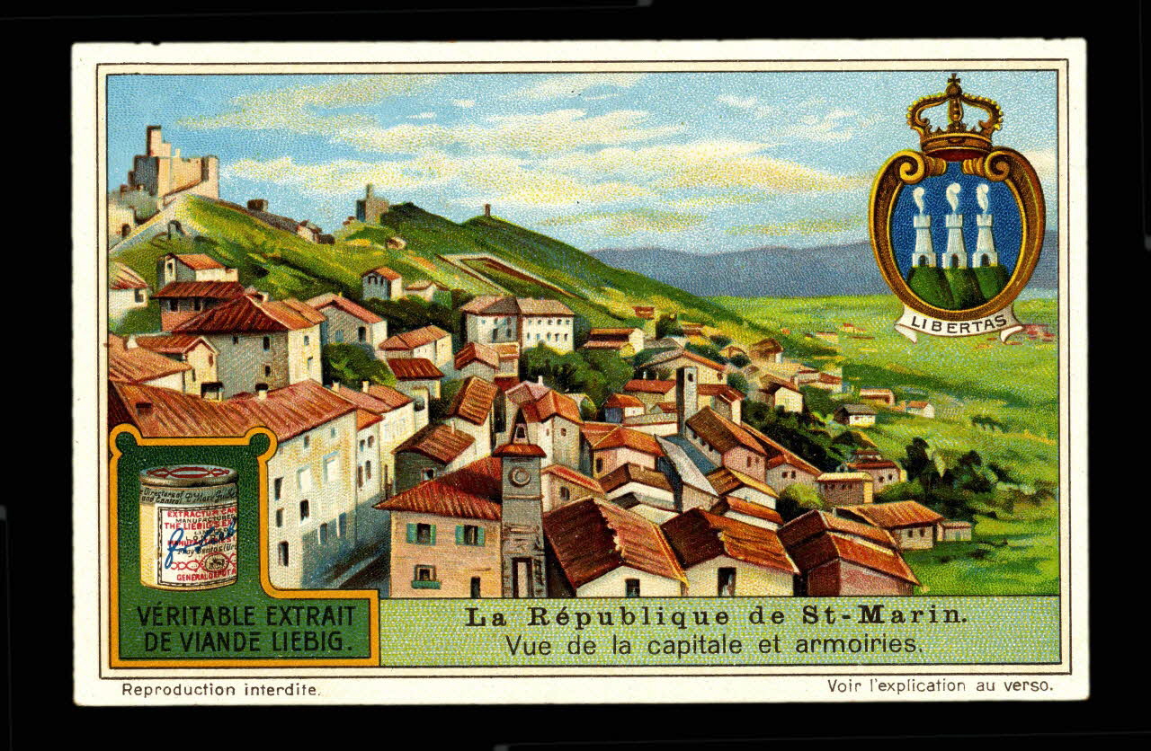 Liebig carte réclame chromo 1914-1920 1995.1.3291.1 Photo