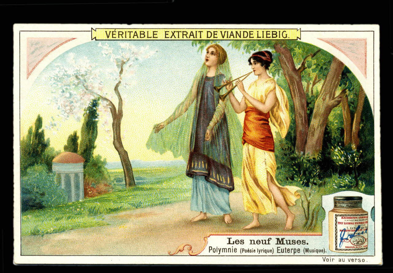 Liebig carte réclame chromo Paris 1910 1995.1.2307.3 Photo