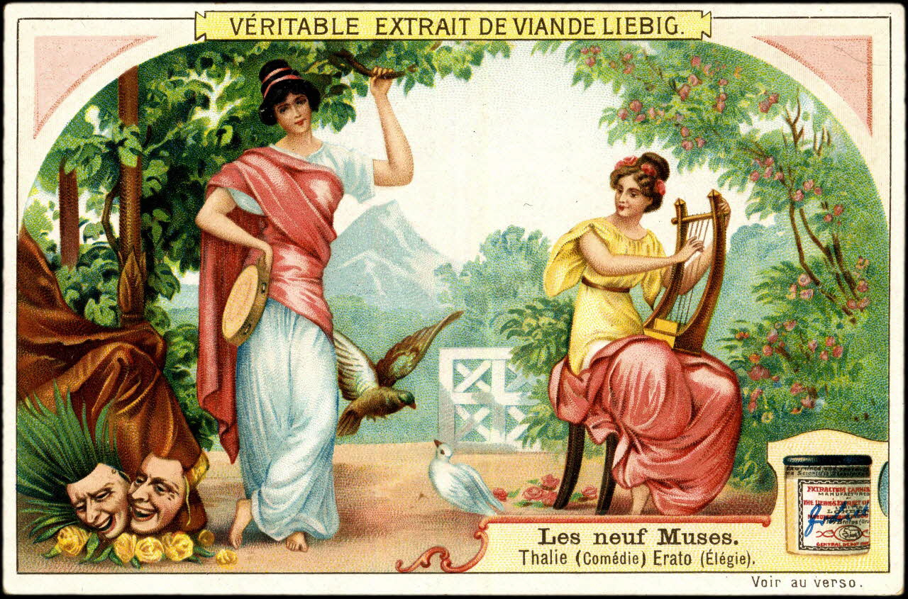 Liebig carte réclame chromo Paris 1910 1995.1.2307.1 Photo