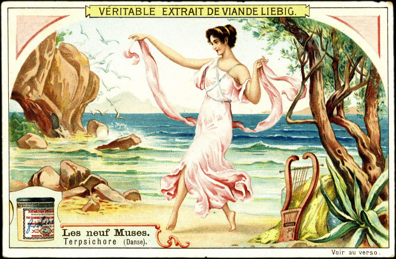 Liebig carte réclame chromo Paris 1910 1995.1.2307.4 Photo