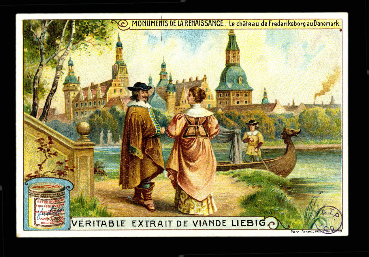 carte réclame chromo Paris 1909 1992.1.122 Photo