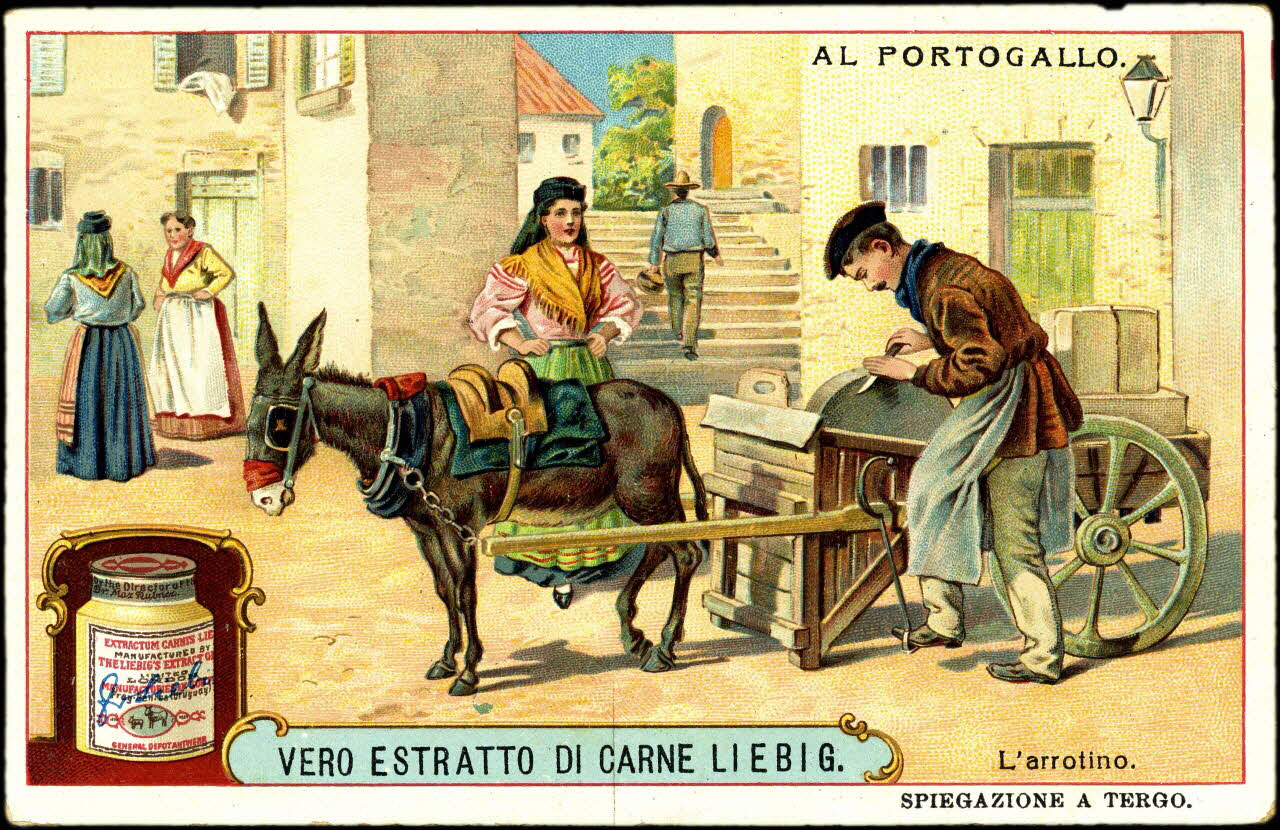 Liebig carte réclame chromo Paris 1910 1995.1.2281.5 Photo