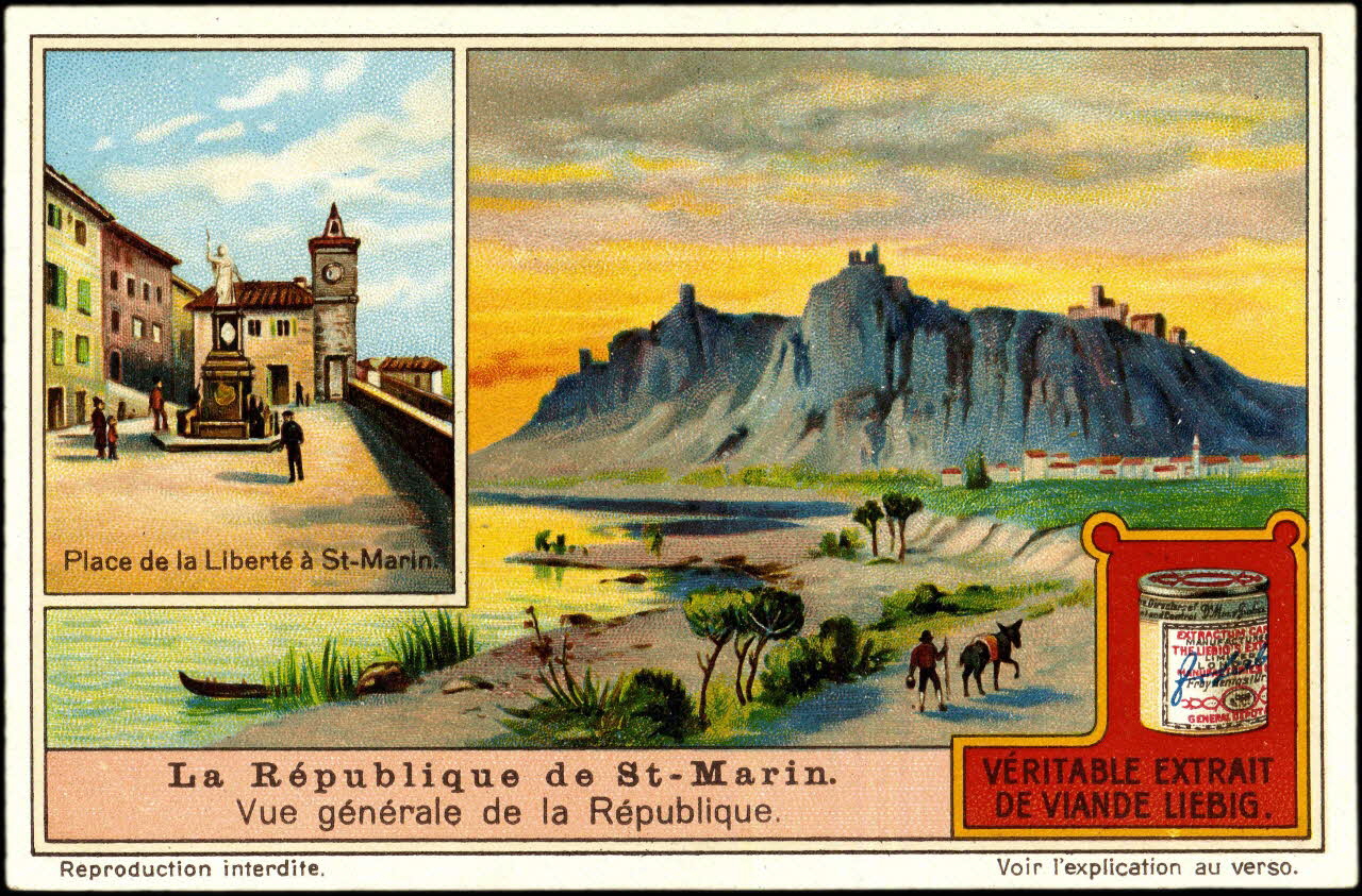 Liebig carte réclame chromo 1914-1920 1995.1.3291.2 Photo