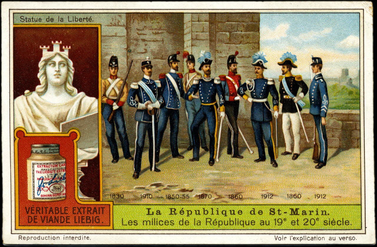 Liebig carte réclame chromo 1914-1920 1995.1.3291.6 Photo