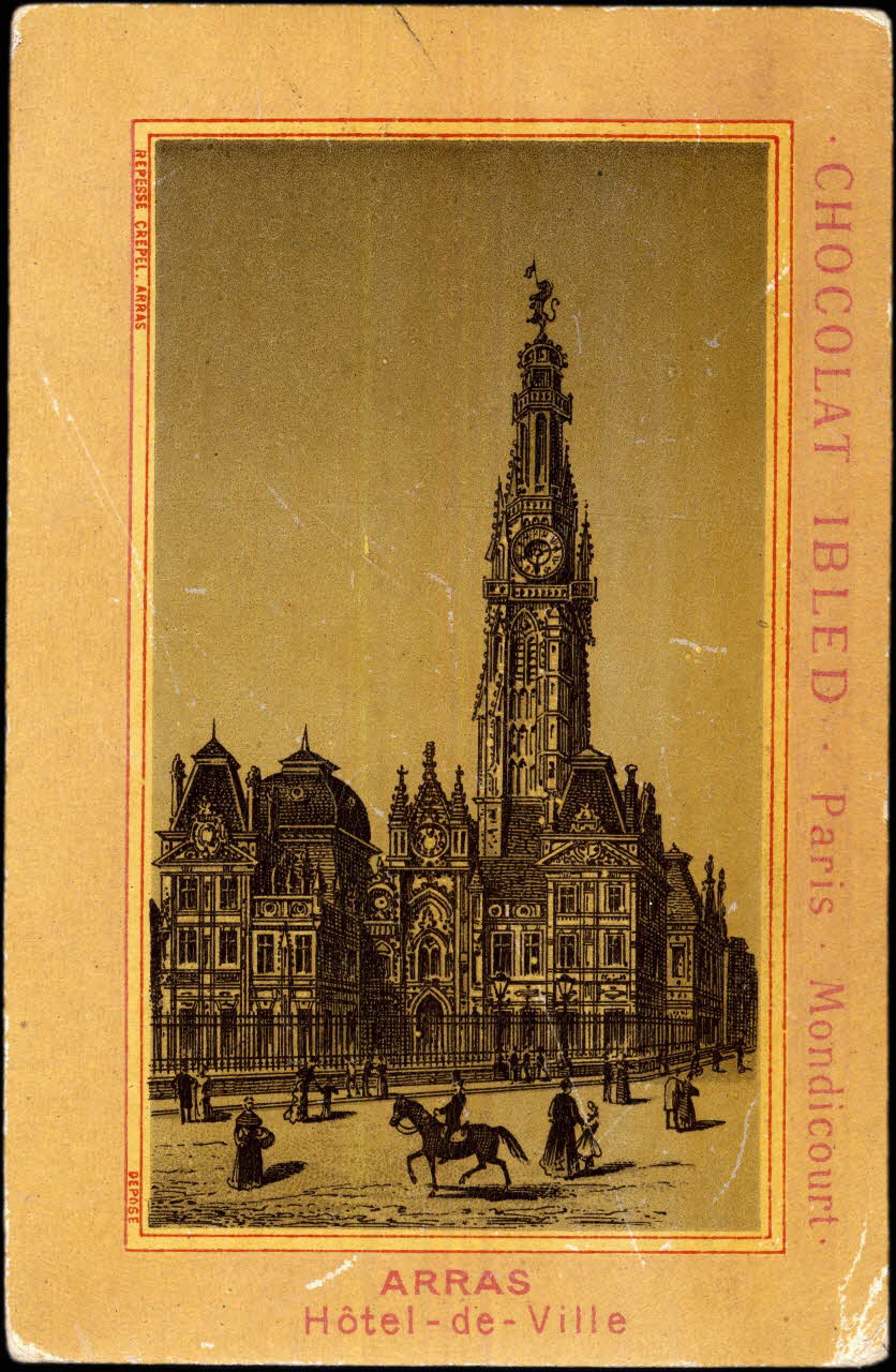 Répessé-Crépel et Cie carte réclame chromo Arras 1878-1905 1995.1.996.5 Photo