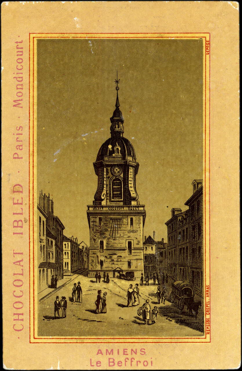 Répessé-Crépel et Cie carte réclame chromo Arras 1878-1905 1995.1.996.2 Photo