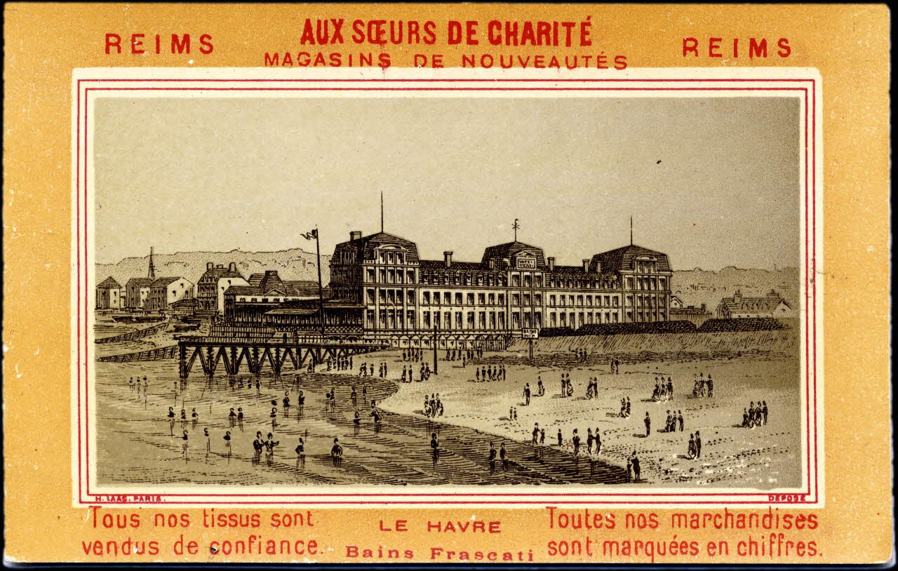 Imprimerie H. Laas carte réclame chromo Paris 1878-1905 1995.1.996.15 Photo