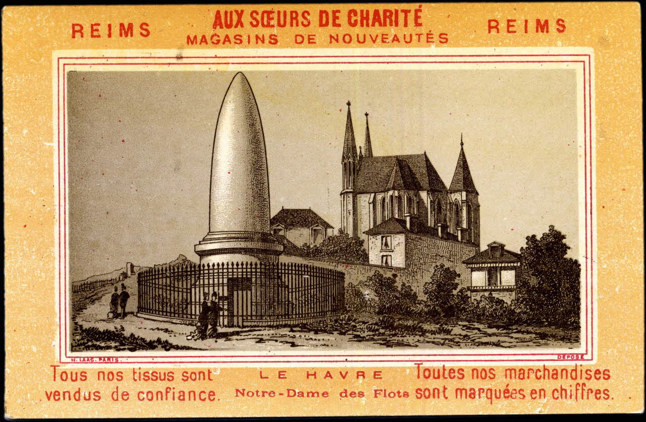 Imprimerie H. Laas carte réclame chromo Paris 1878-1905 1995.1.996.21 Photo