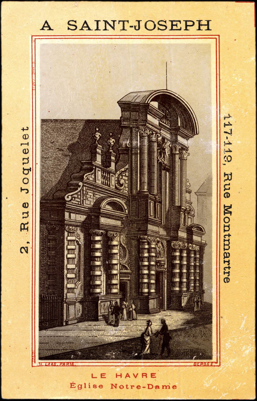 Imprimerie H. Laas carte réclame chromo Paris 1878-1905 1995.1.996.17 Photo