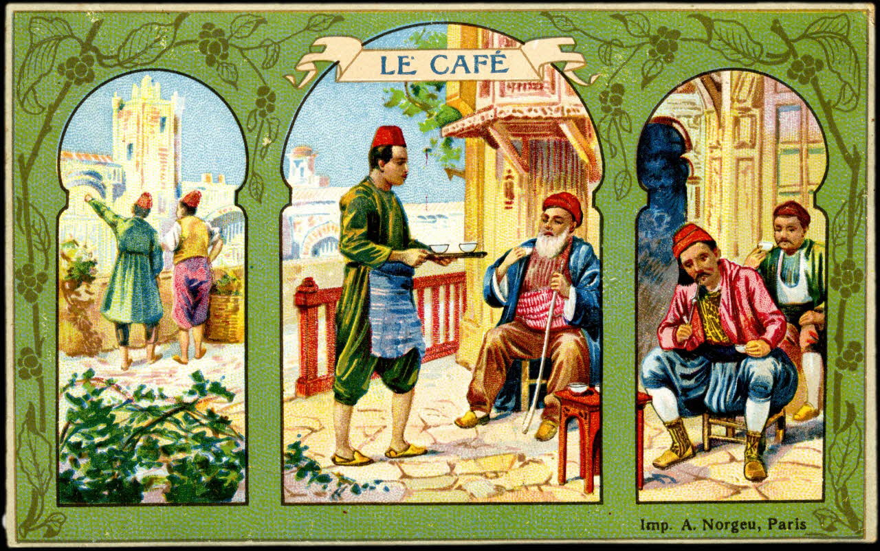 Bouillon-Rivoyre (éditeur), Norgeu A. carte réclame chromo Paris 1877-1893 1995.1.3084.2 Photo