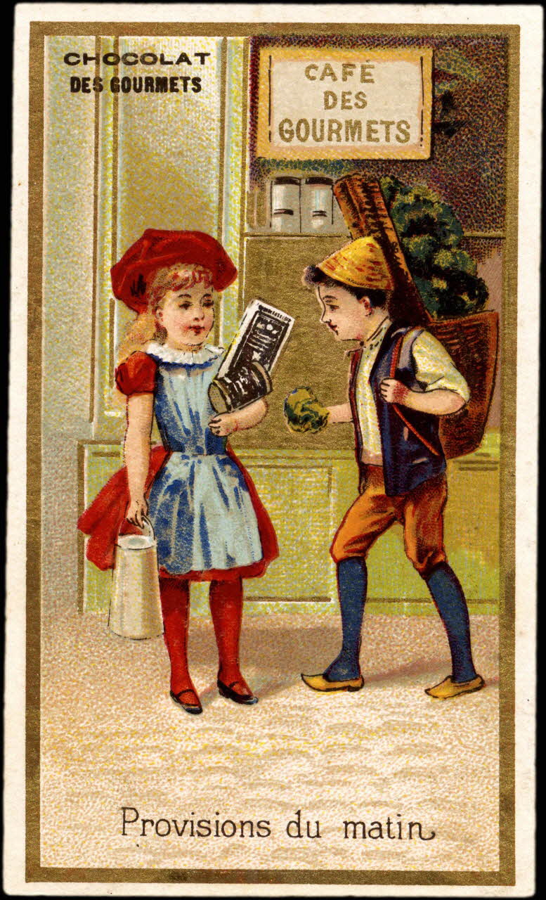 Jehenne ; L. Pacon carte réclame chromo Paris 1886-1889 1995.1.4226.6 Photo