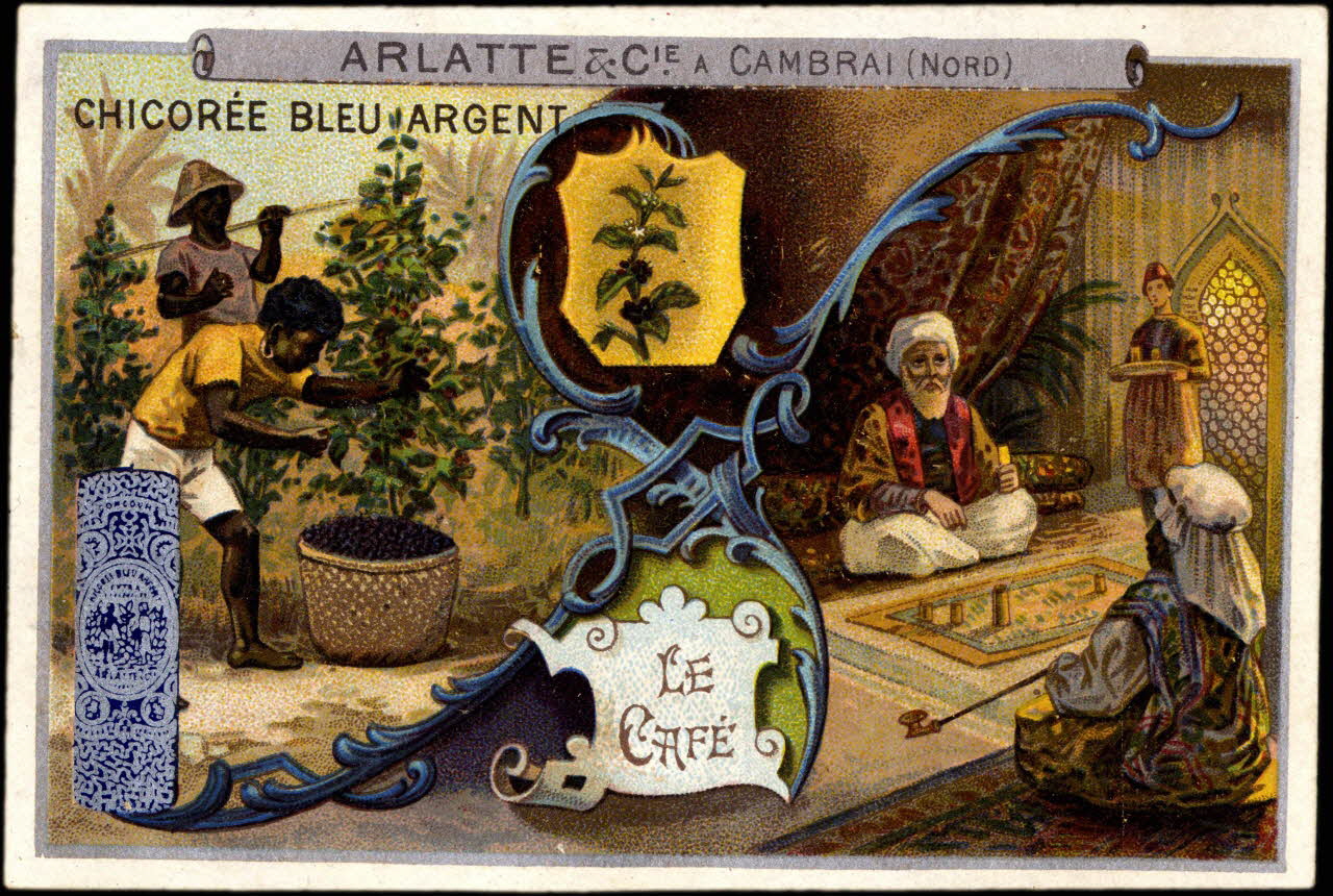 Romanet carte réclame chromo Paris 1877-1913 1995.1.1164.2 Photo