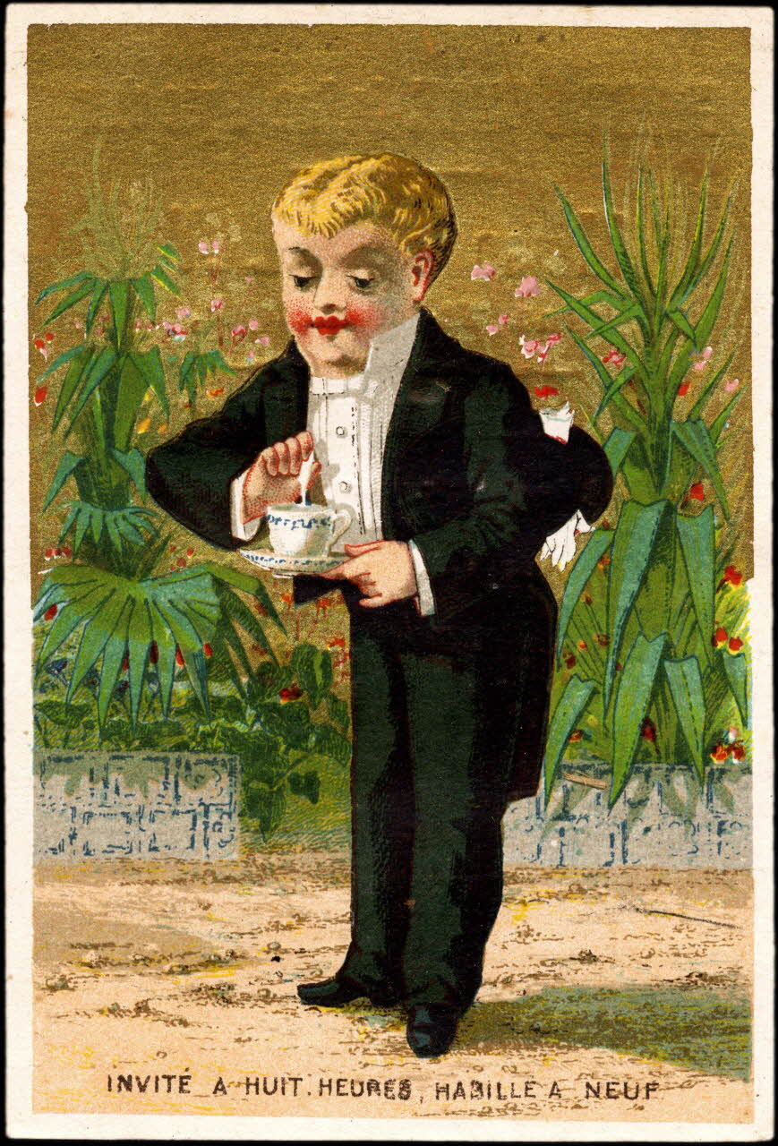 Mertens Léon carte réclame chromo Paris 1920 1995.1.1146.2 Photo