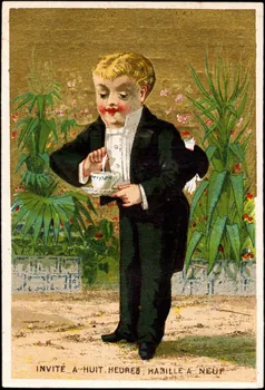 Mertens Léon carte réclame chromo Paris 1920 1995.1.1146.2 Photo