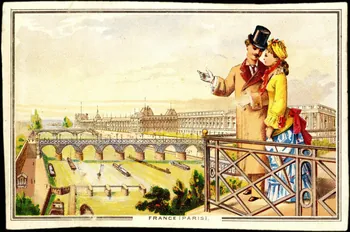 Romanet carte réclame chromo Paris 1877-1913 1995.1.483.5 Photo