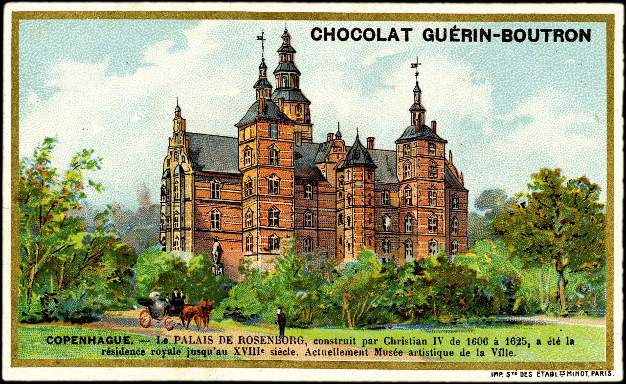 Vallet-Minot et Cie carte réclame chromo Paris 1900 1995.1.2169.21 Photo