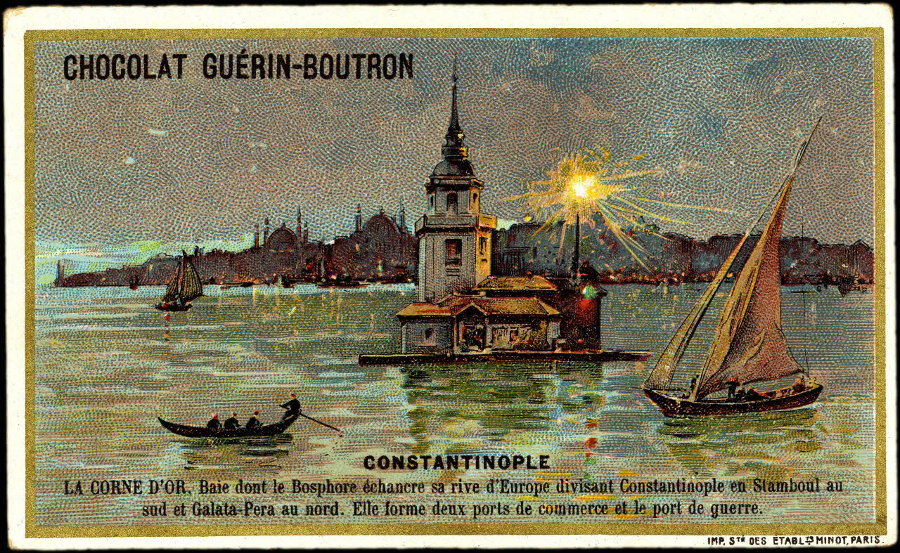 Vallet-Minot et Cie carte réclame chromo Paris 1900 1995.1.2169.18 Photo