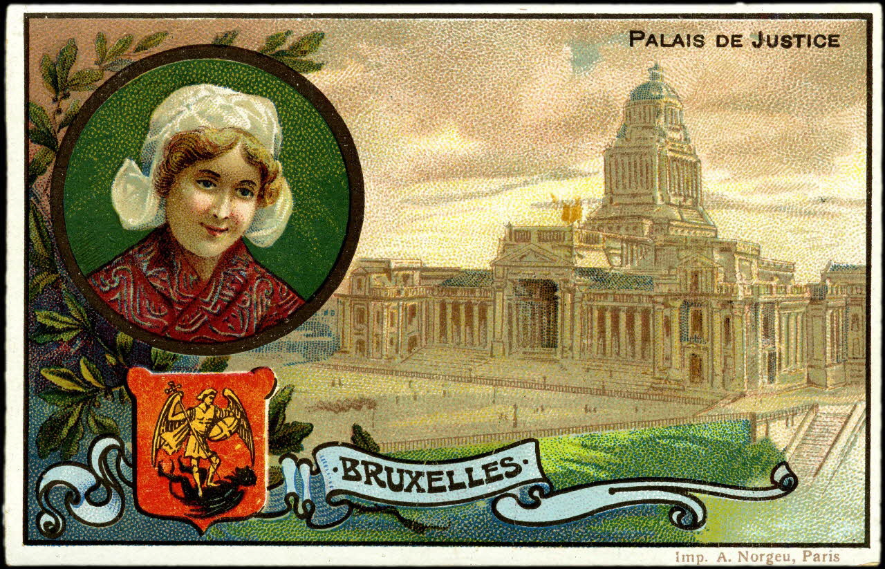 Bouillon-Rivoyre (éditeur), Norgeu A. carte réclame chromo Paris 1877-1893 1995.1.3073.2 Photo