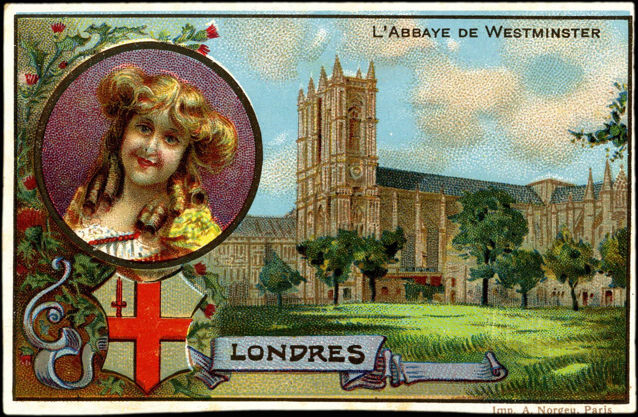 Bouillon-Rivoyre (éditeur), Norgeu A. carte réclame chromo Paris 1877-1893 1995.1.3073.6 Photo