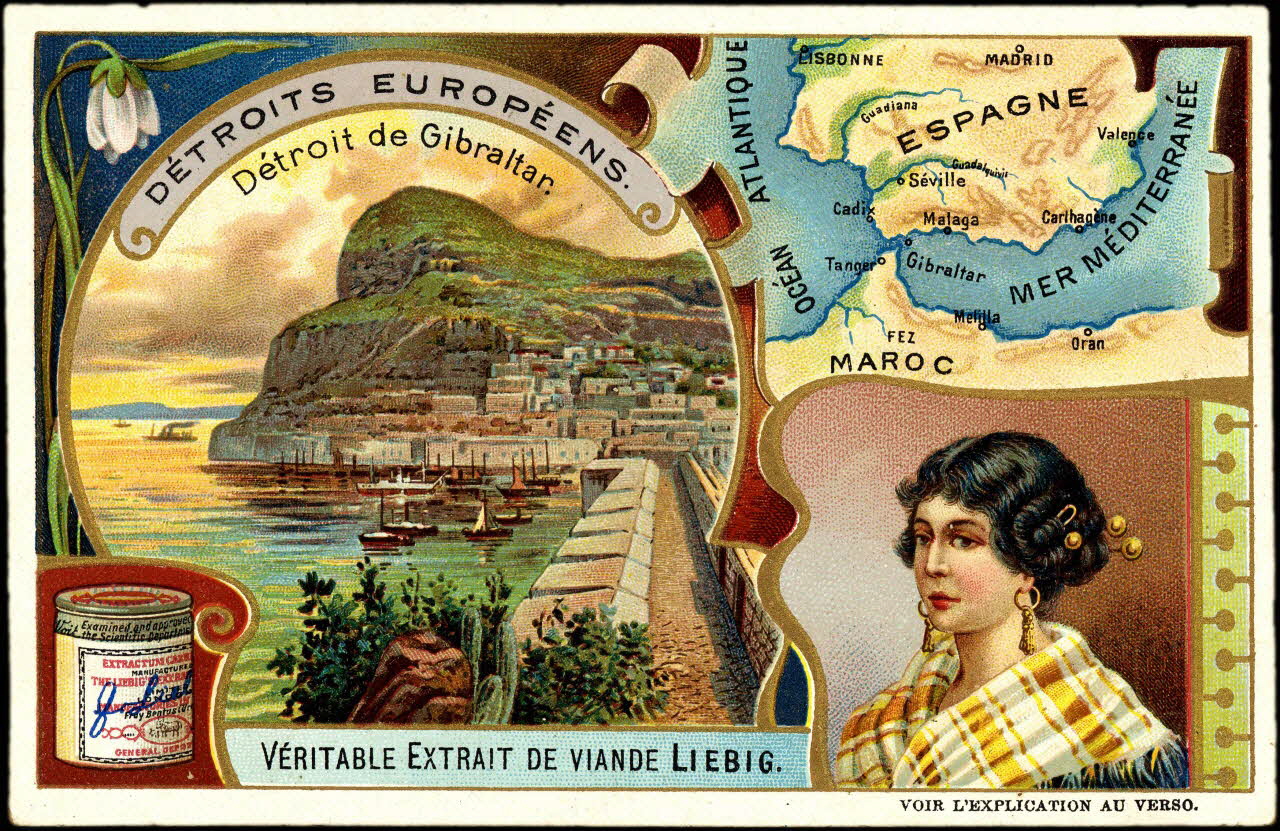 carte réclame chromo Anvers 1906 1995.1.1304.3 Photo