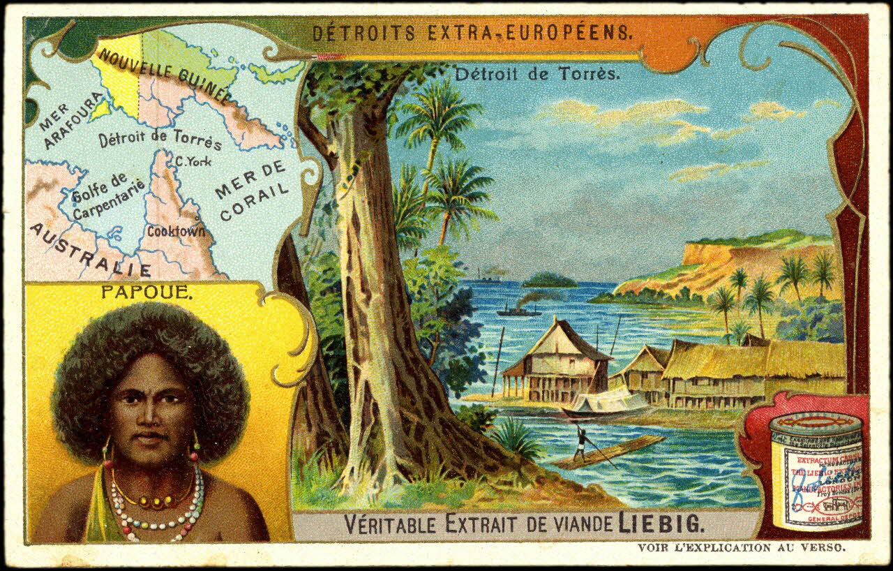 carte réclame chromo Anvers 1906 1995.1.1305.2 Photo