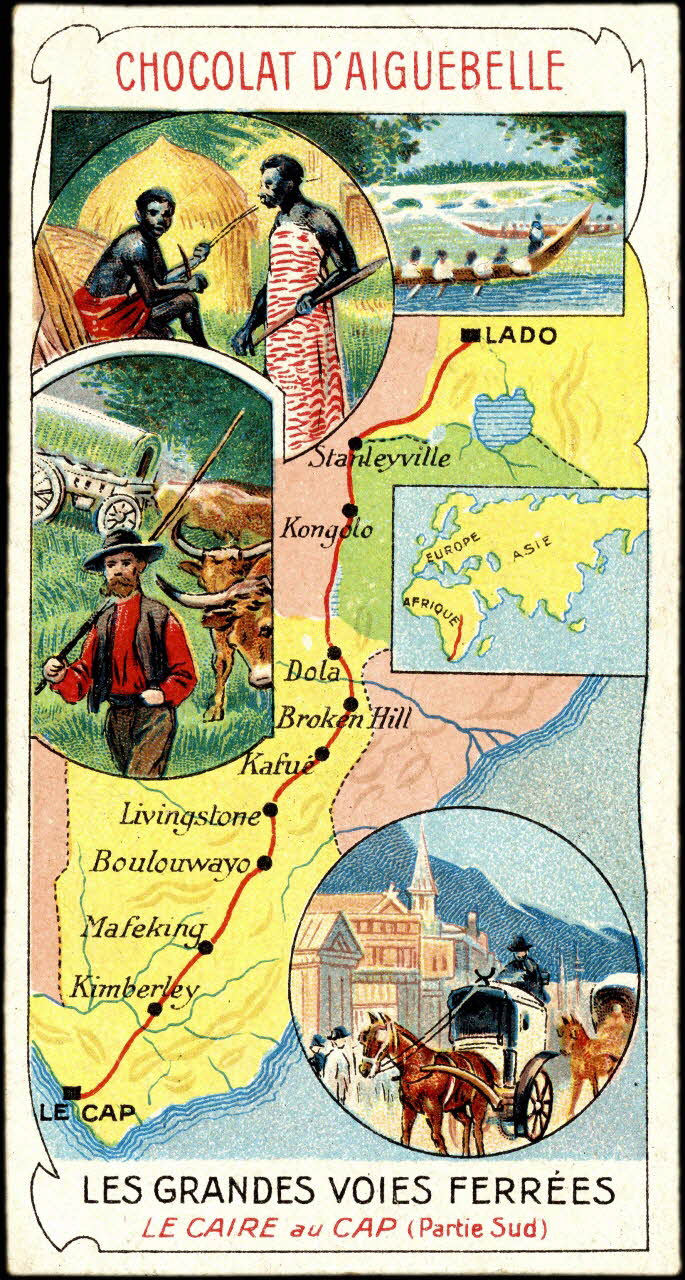 Edition de la Chocolaterie d'Aiguebelle carte réclame chromo 1900-1919 1996.40.395.7 Photo