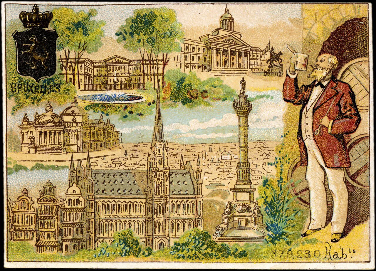 carte réclame chromo Paris 1870-1880 1996.40.1071.3 Photo