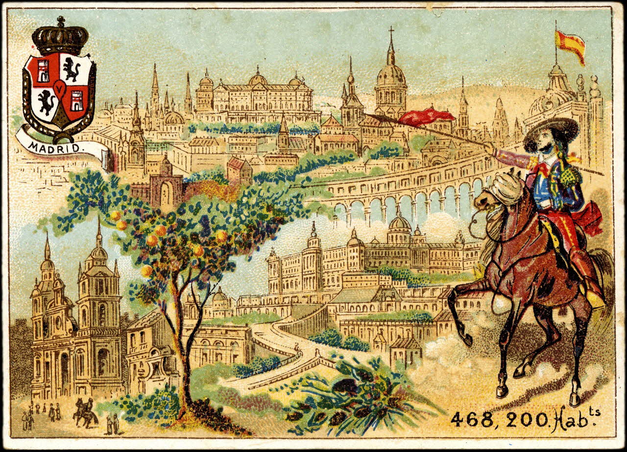 carte réclame chromo Paris 1870-1880 1996.40.1071.10 Photo