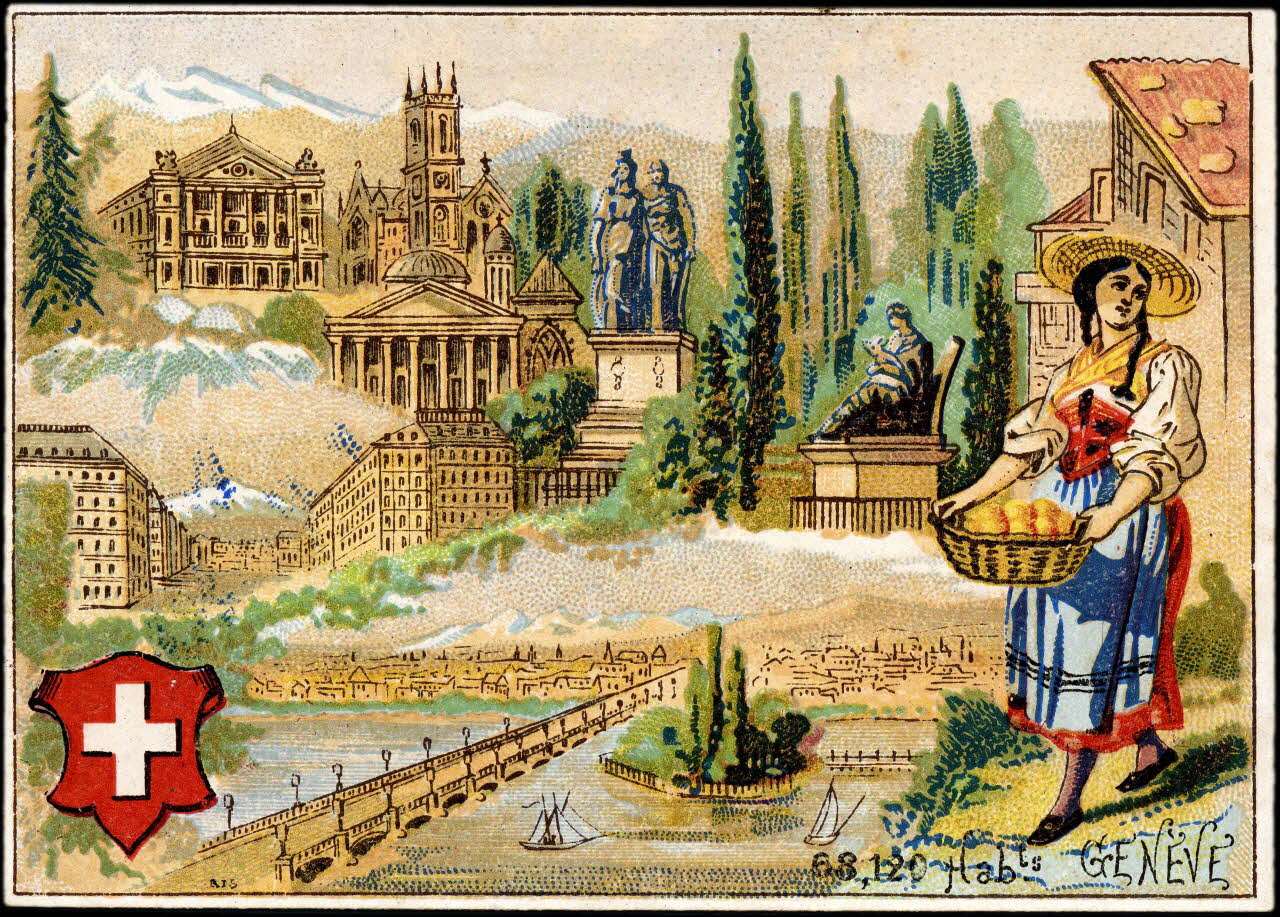 carte réclame chromo Paris 1870-1880 1996.40.1071.7 Photo