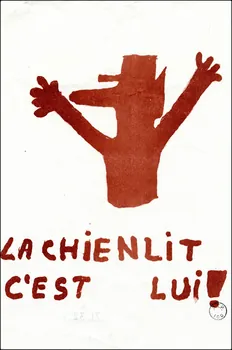 affichette LA CHIENLIT  C'EST LUI ! France 1968 1971.32.1 Photo
