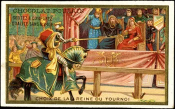 Imprimerie H. Laas ; Poulain carte réclame chromo Paris 1878-1905 1995.1.1117.1 Photo Mucem