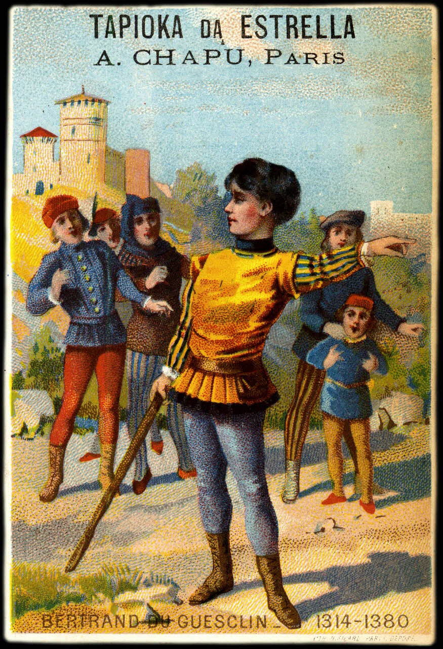 Henri Sicard carte réclame BERTRAND DU GUESCLIN_1314-1380 1884-1890 1994.25.167 Photo