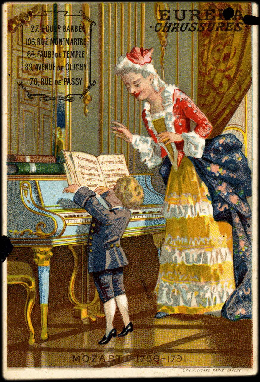 Henri Sicard carte réclame chromo Paris 1884-1890 1974.50.607 Photo