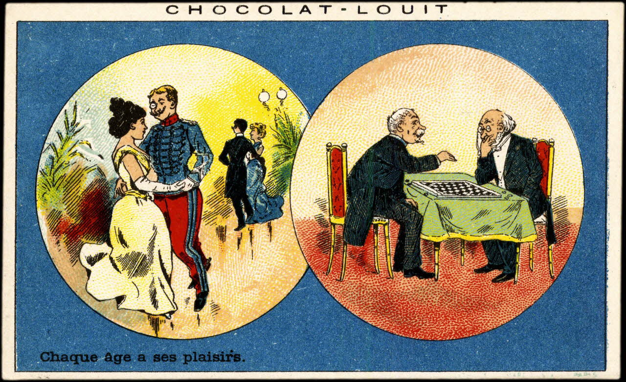Baster & Vieillemard carte réclame chromo Paris 1896-1906 1995.1.161.26 Photo