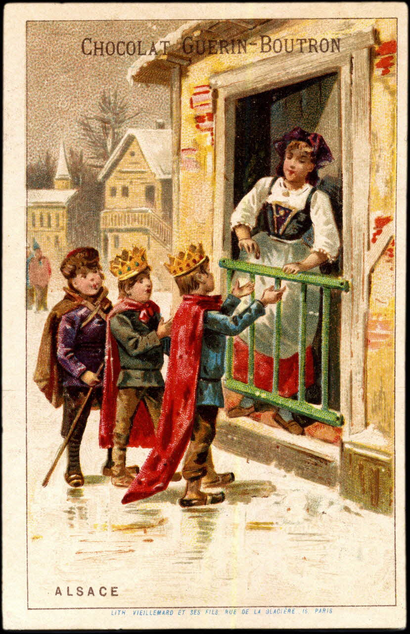 Baster & Vieillemard carte réclame chromo Paris 1889-1895 1995.1.1011.3 Photo