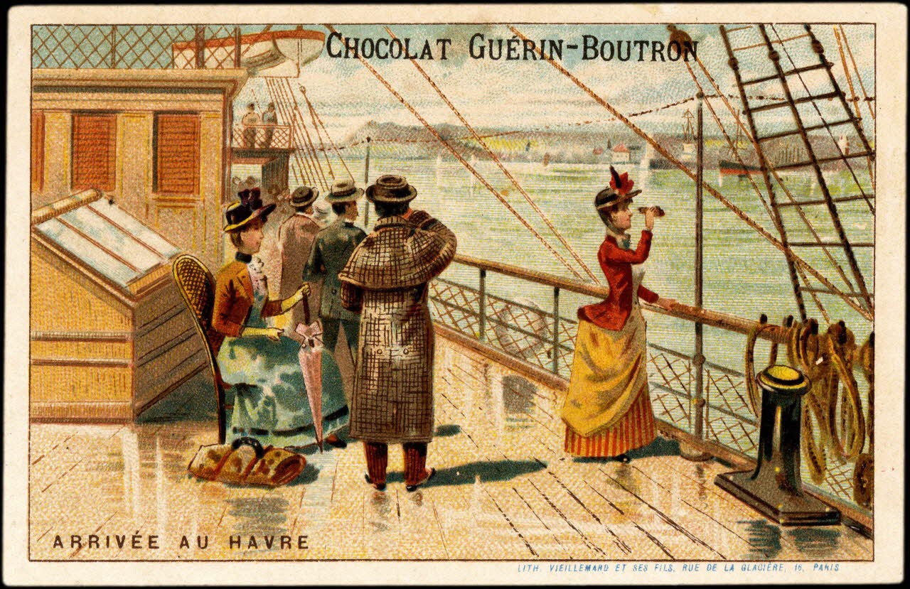 Baster & Vieillemard carte réclame chromo Paris 1889-1895 1995.1.1011.1 Photo
