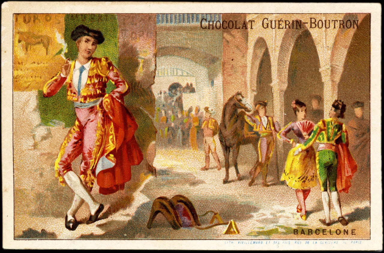 Baster & Vieillemard carte réclame chromo Paris 1889-1895 1995.1.1011.29 Photo