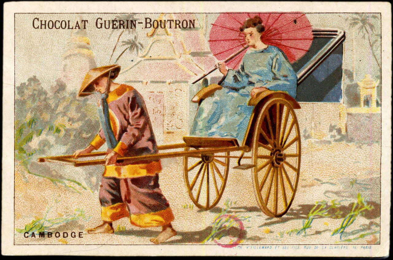 Baster & Vieillemard carte réclame chromo Paris 1889-1895 1995.1.1011.8 Photo