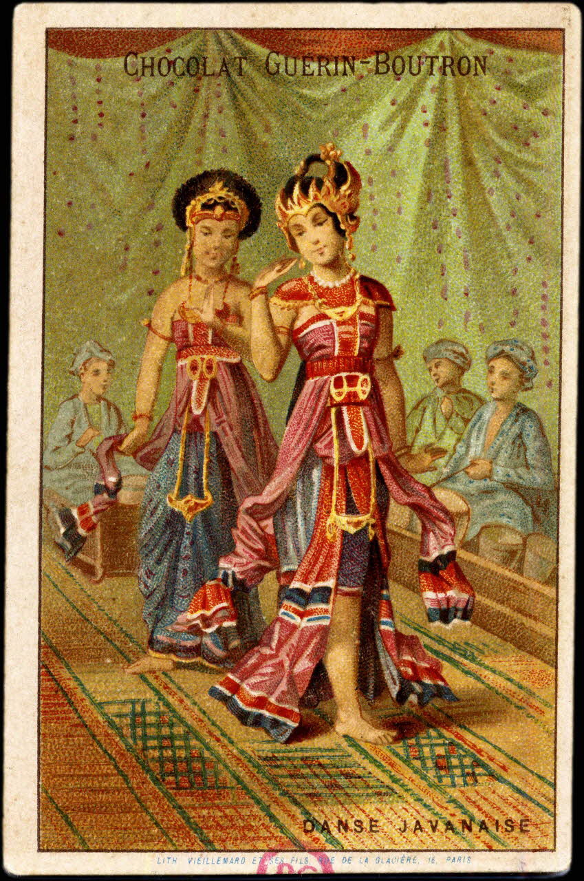 Baster & Vieillemard carte réclame chromo Paris 1889-1895 1995.1.1011.13 Photo