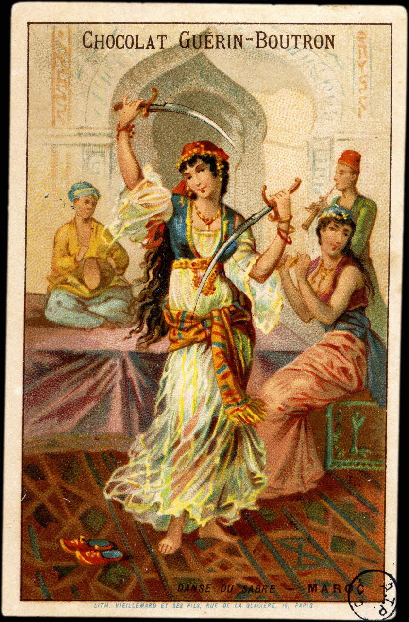 Baster & Vieillemard carte réclame chromo Paris 1889-1895 1995.1.1011.15 Photo