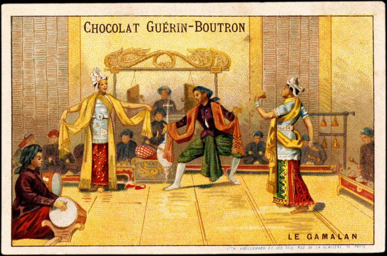 Baster & Vieillemard carte réclame chromo Paris 1889-1895 1995.1.1011.16 Photo