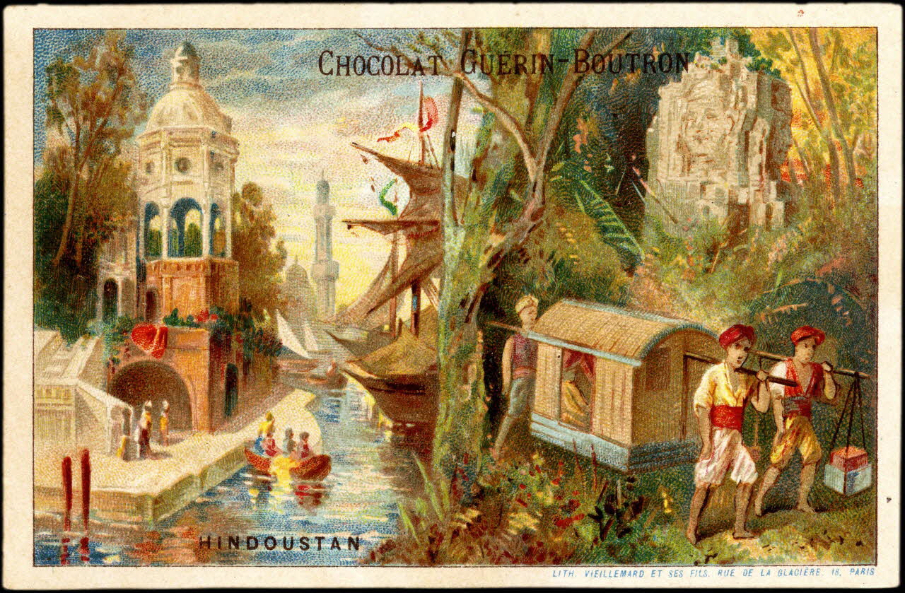 Baster & Vieillemard carte réclame chromo Paris 1889-1895 1995.1.1011.17 Photo