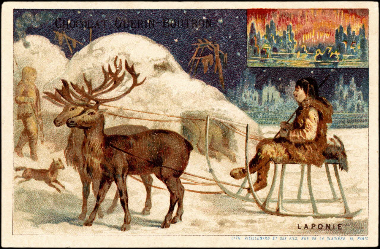 Baster & Vieillemard carte réclame chromo Paris 1889-1895 1995.1.1011.21 Photo