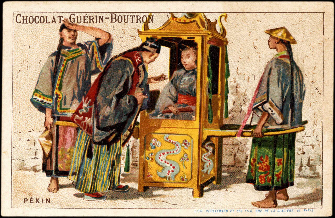 Baster & Vieillemard carte réclame chromo Paris 1889-1895 1995.1.1011.23 Photo