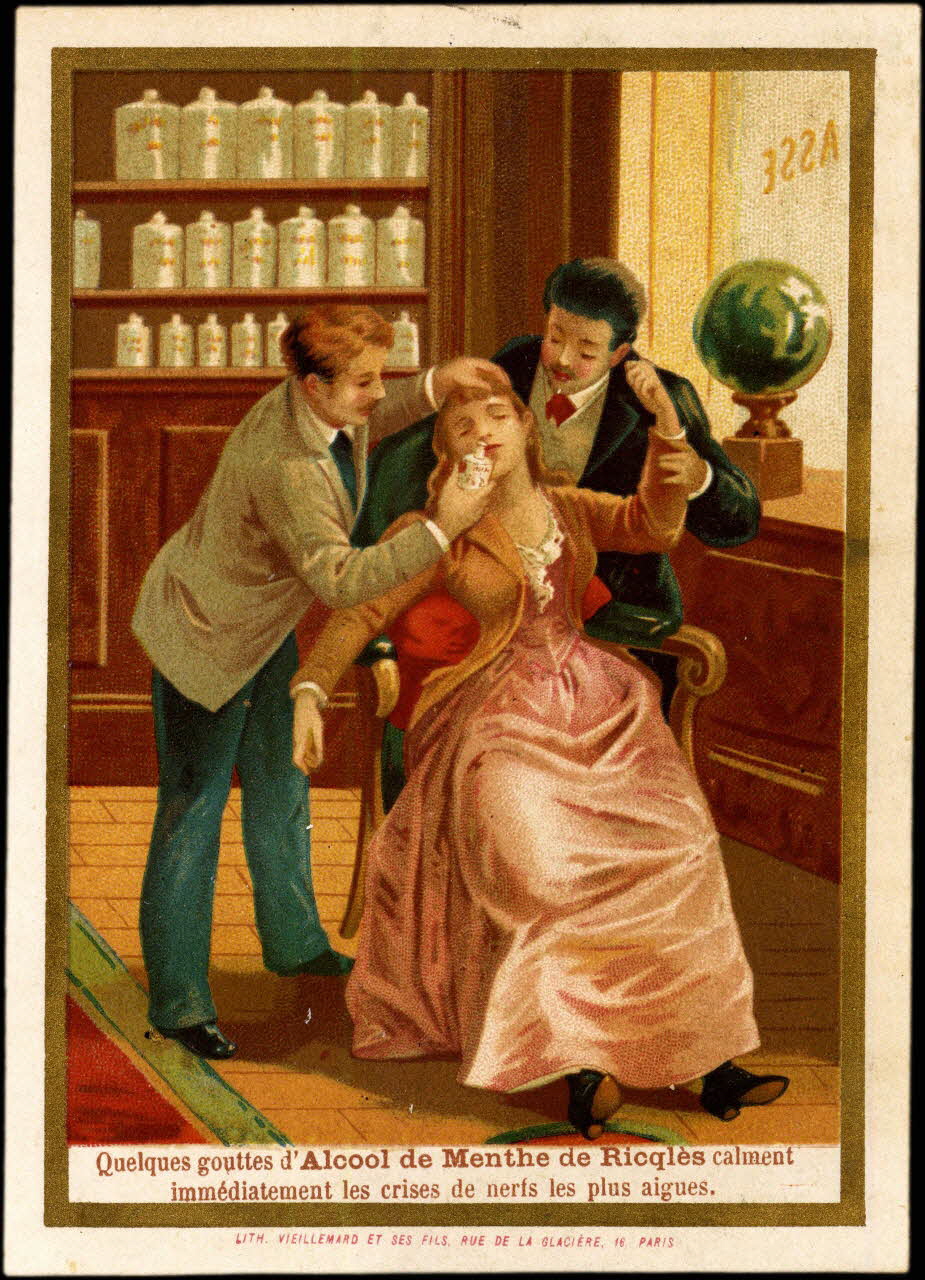 Baster & Vieillemard carte réclame chromo Paris 1886-1889 1995.1.3136.5 Photo