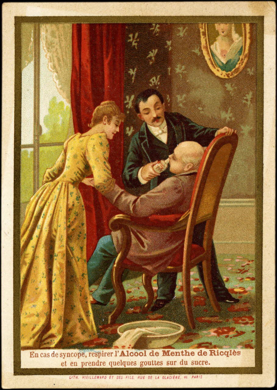 Baster & Vieillemard carte réclame chromo Paris 1886-1889 1995.1.3136.7 Photo