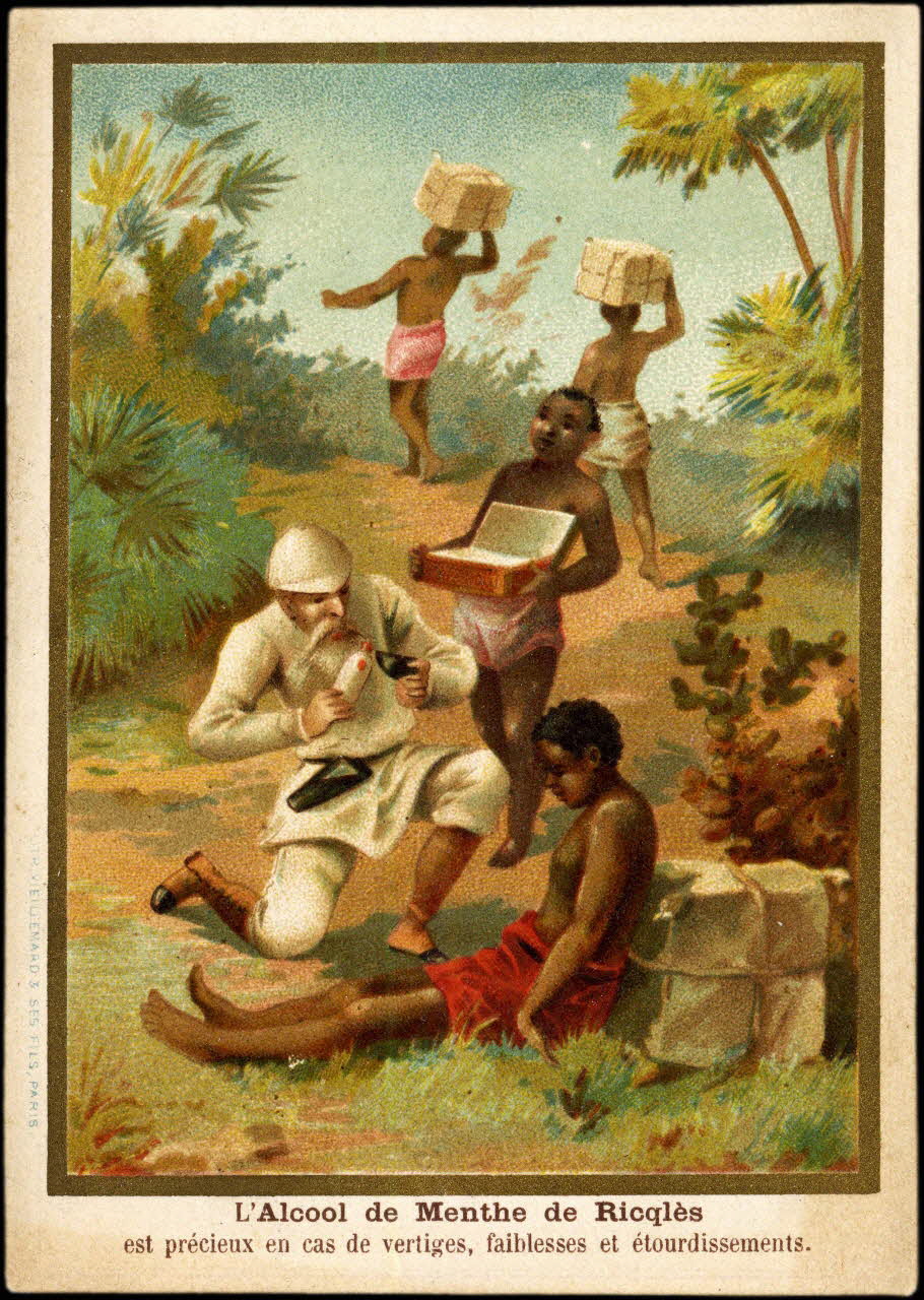 Pierre Vieillemard carte réclame chromo Paris 1886-1889 1995.1.4118.1 Photo