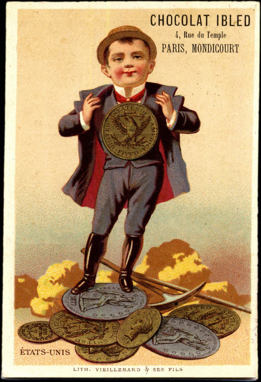 Baster & Vieillemard carte réclame chromo Paris 1886-1895 1995.1.3122.5 Photo Mucem