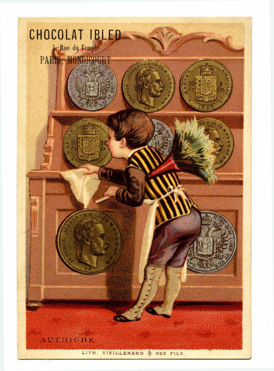 Baster & Vieillemard carte réclame chromo Paris 1886-1895 1995.1.3122.2 Photo Mucem